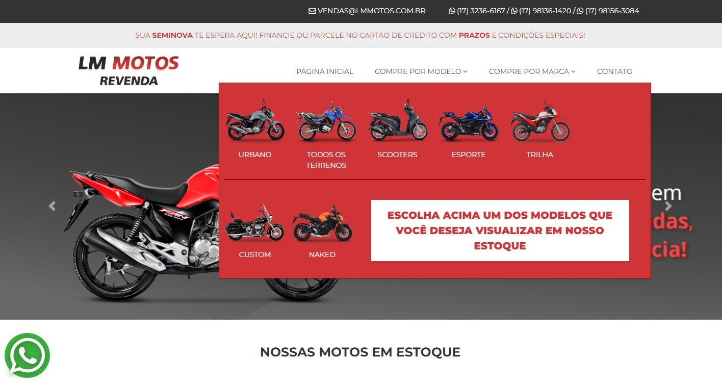 Ilustração LM Motos